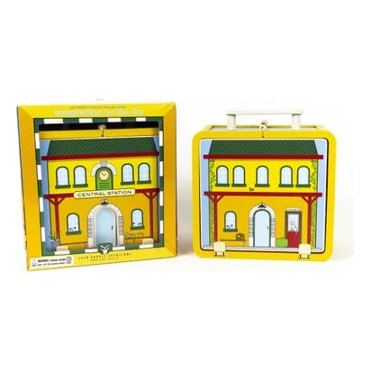 Train Station Suitcase Wooden Playset