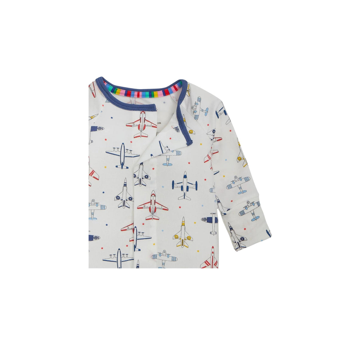 Just Plane Fun Convertible Magnetic Closure Romper