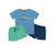 Boys Microfiber Mint Short