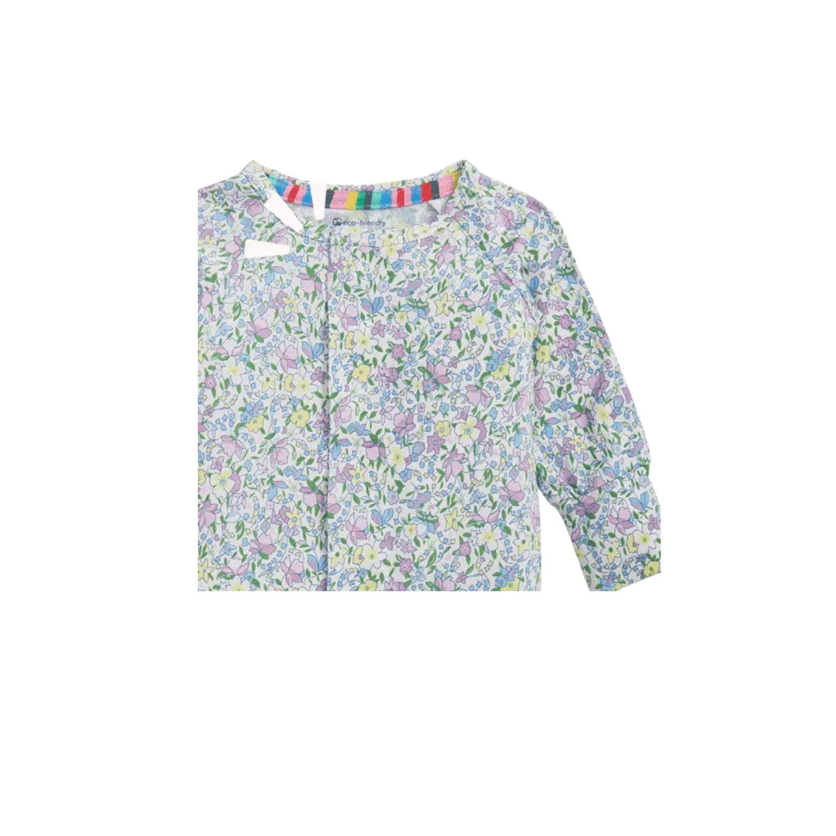 Lavina Floral Magnetic Closure Footie