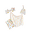 Cheery Pastel Daisy Burp Cloth