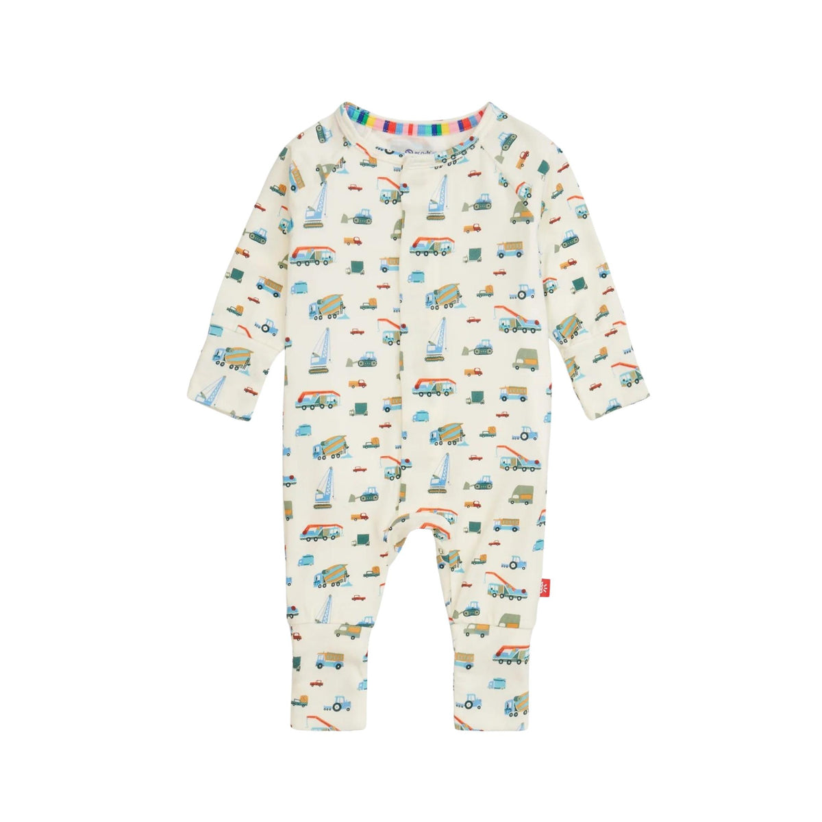 Dumps Like A Truck Convertible Magnetic Closure Romper