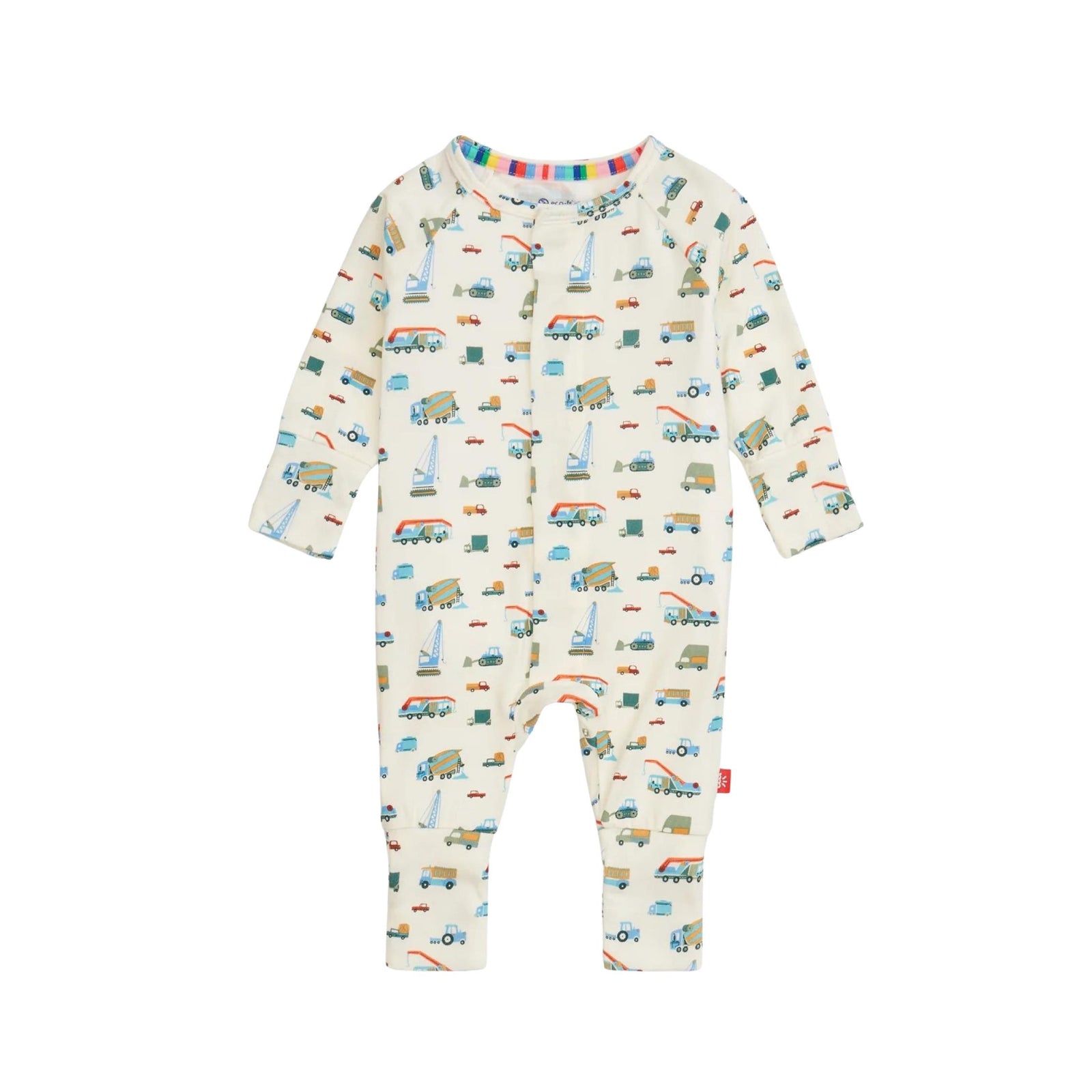 Dumps Like A Truck Convertible Magnetic Closure Romper