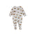 Construction Hearts Digger Print Footie