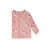 Royal Horses Print Pink Footie