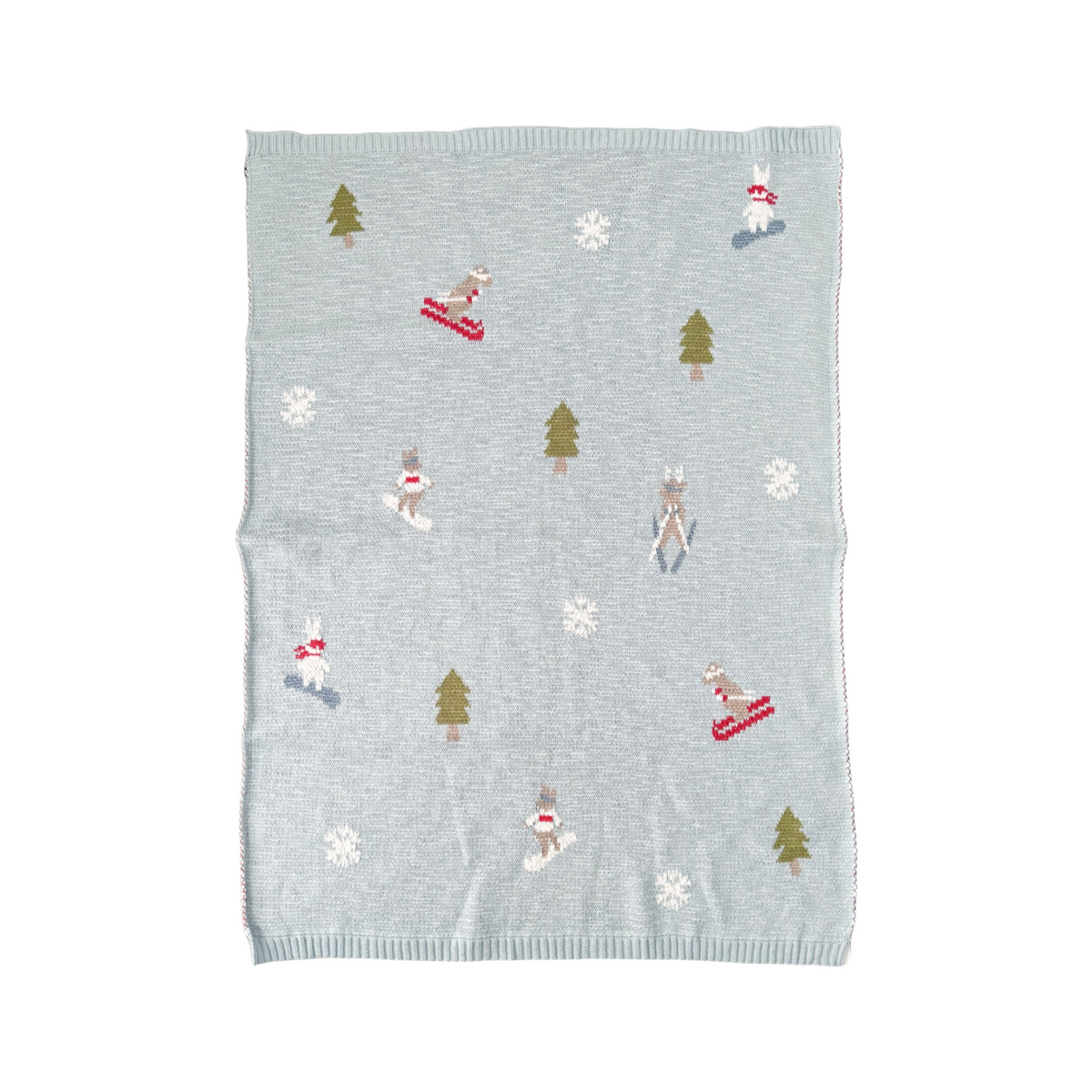 Ski &amp; Snowboard Cotton Blanket