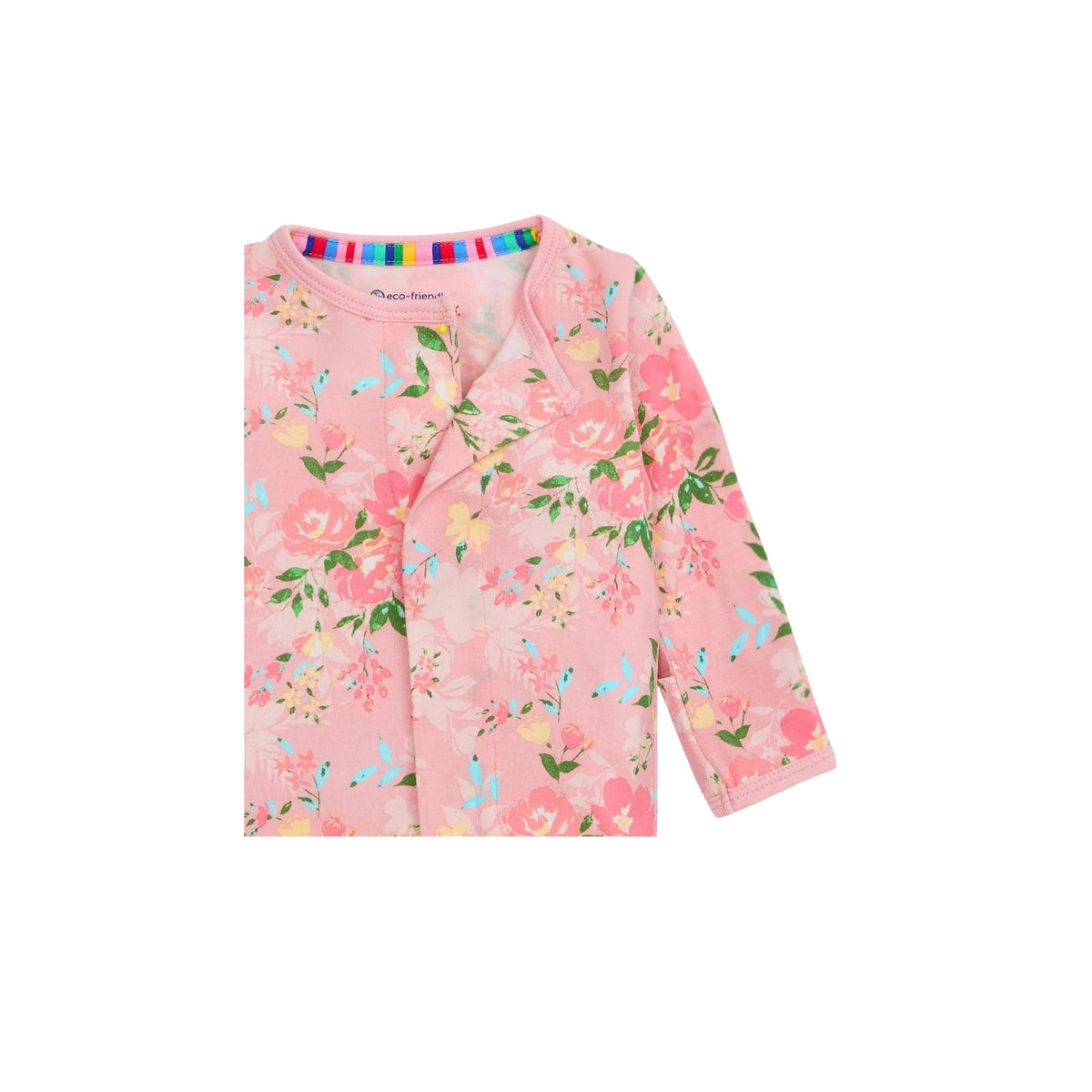 Anislee Floral Magnetic Closure Footie