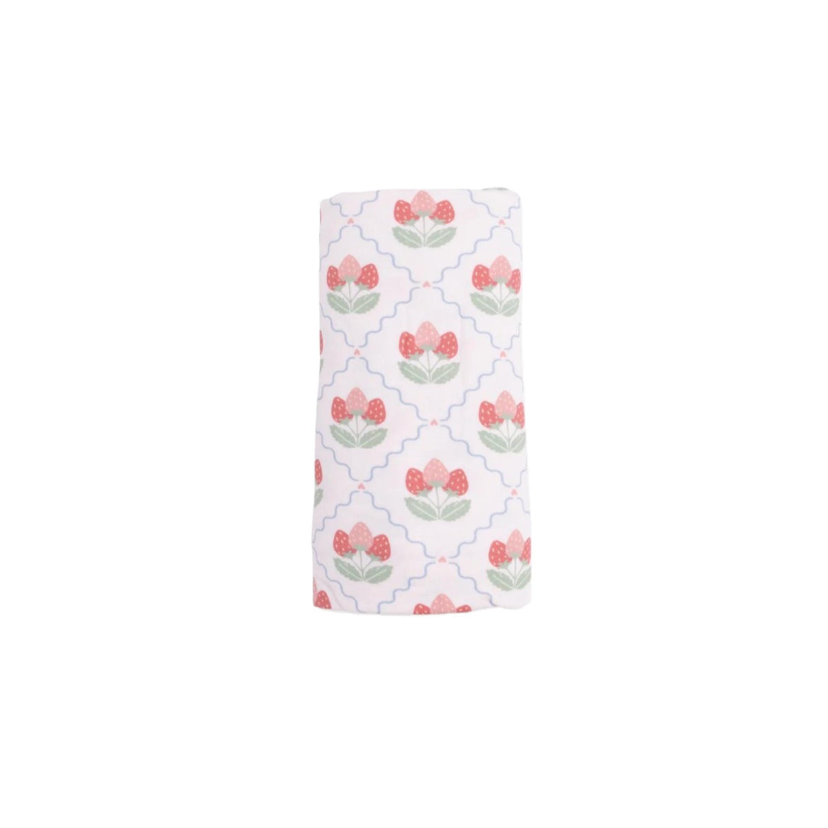 Sweet Strawberries Swaddle Blanket