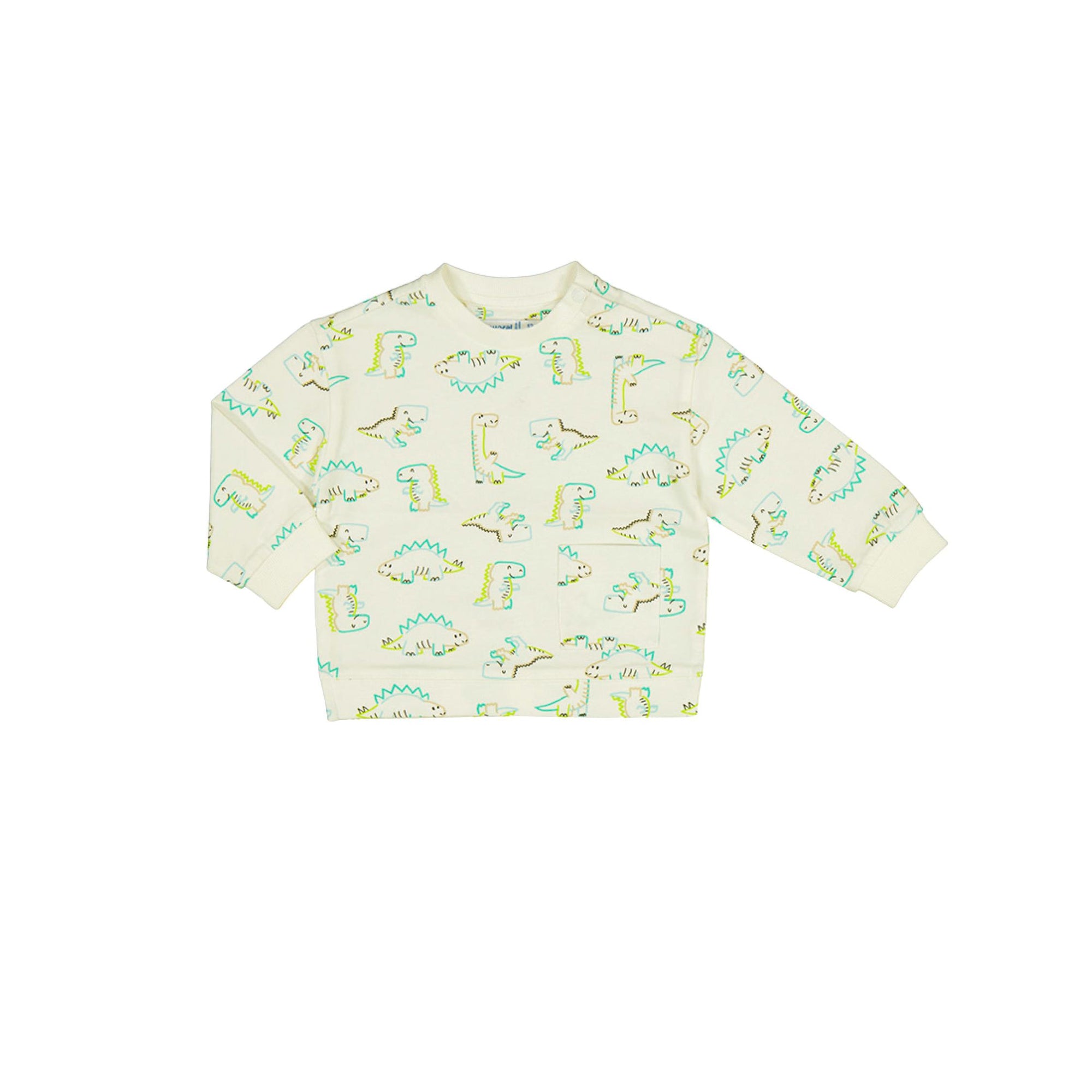 Colorful Dinosaur Print Boys’ Sweatshirt