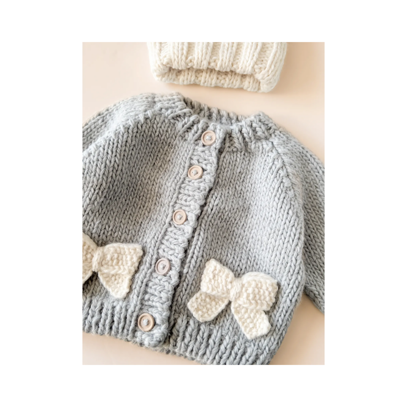 Bow Cardigan Sweater