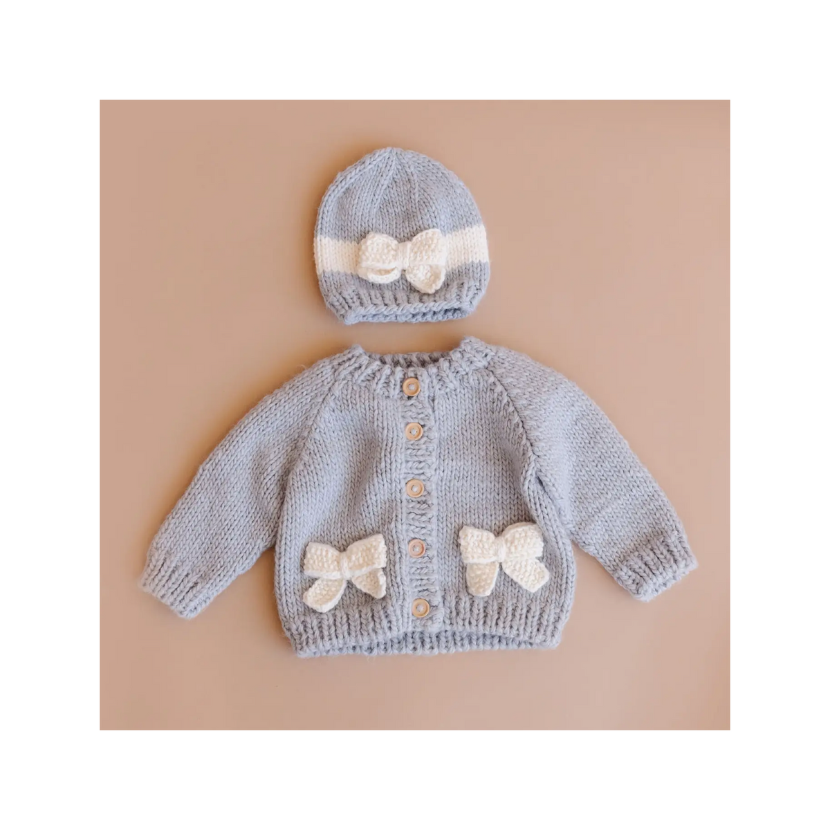 Bow Cardigan Sweater