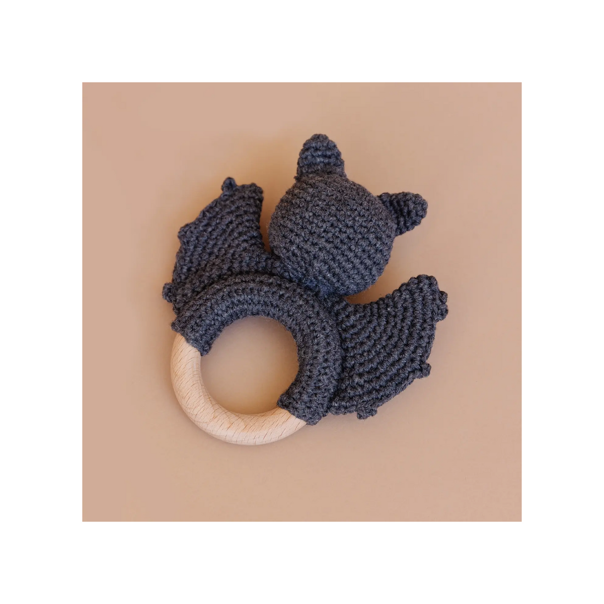 Cotton Crochet Bat Rattle