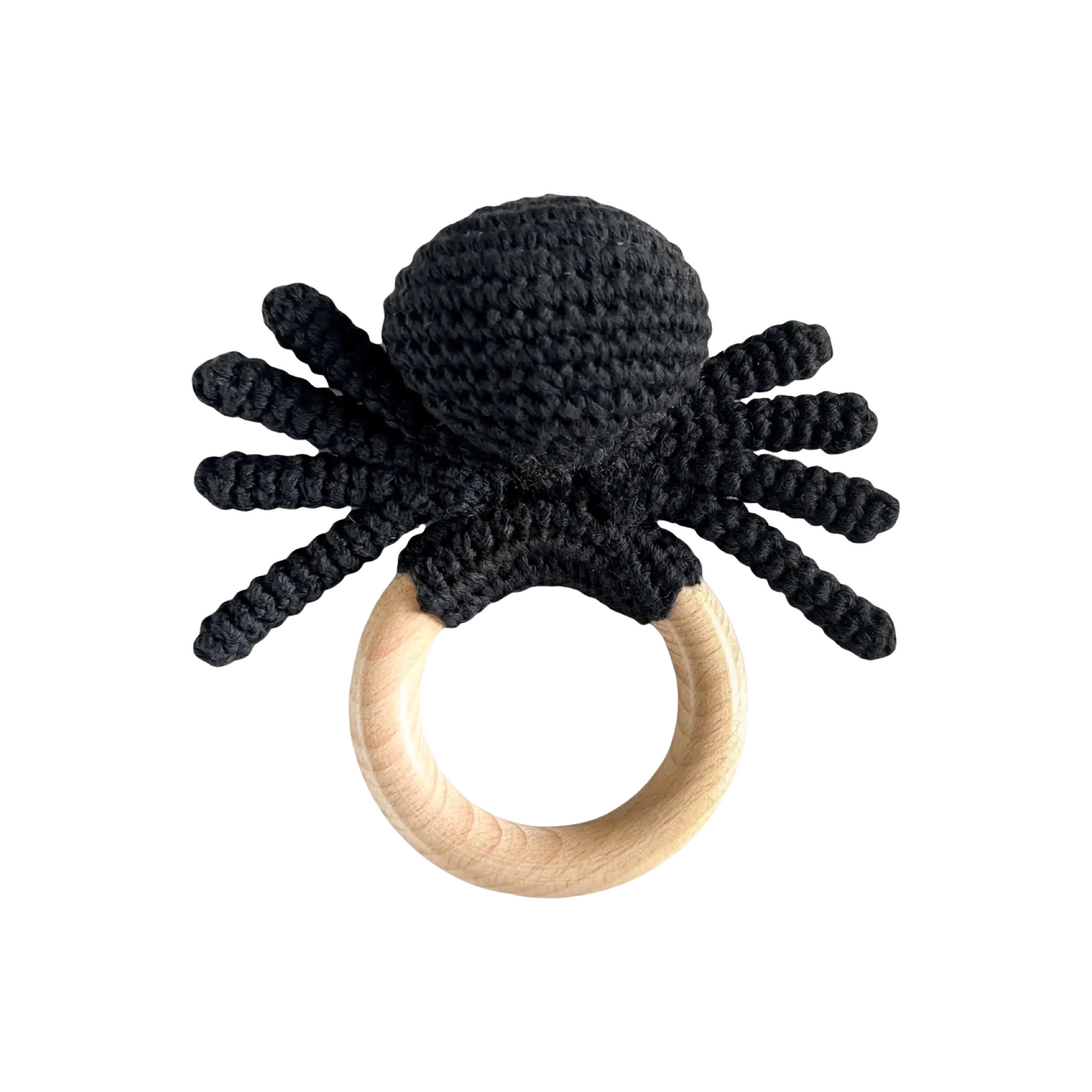 Cotton Crochet Spider Rattle