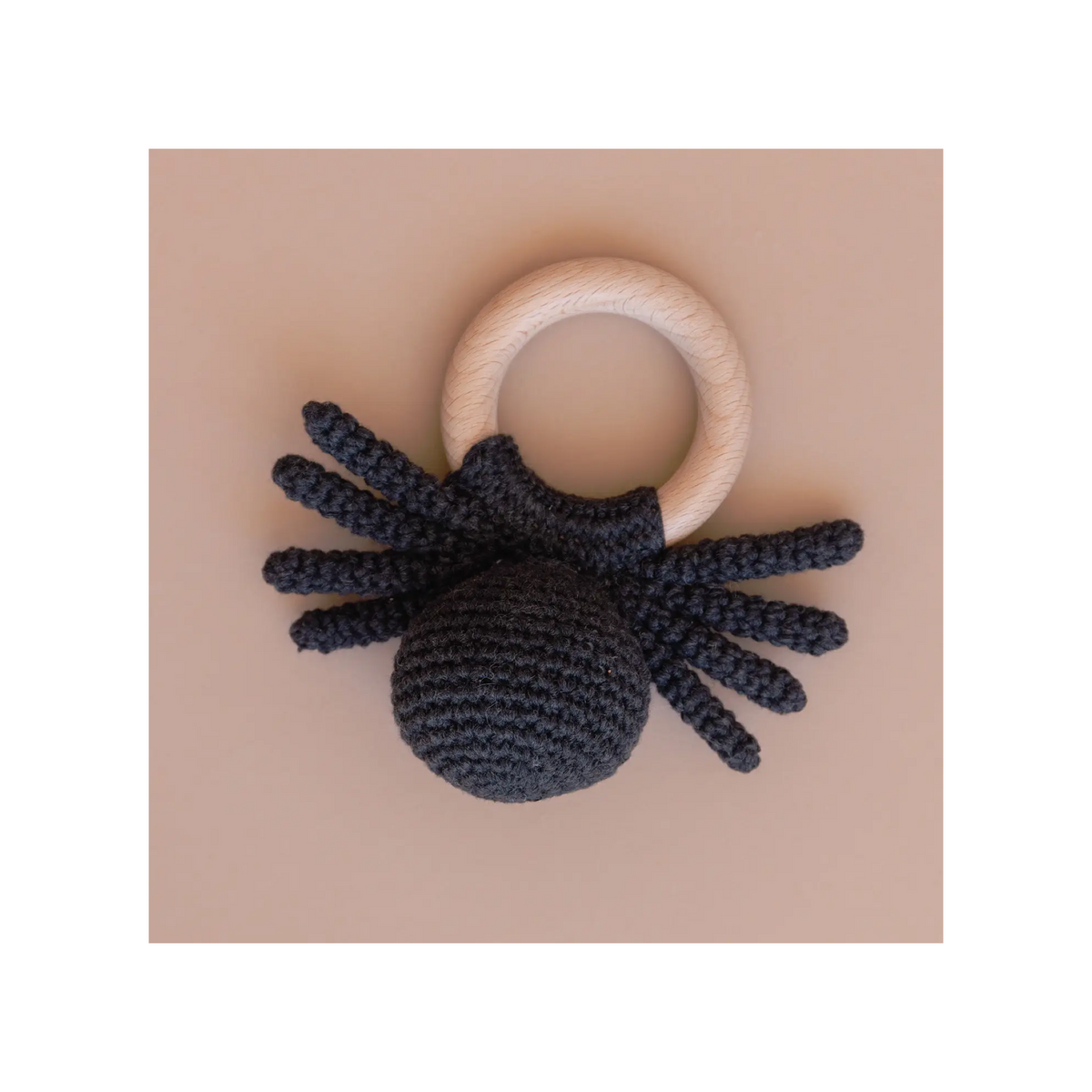 Cotton Crochet Spider Rattle