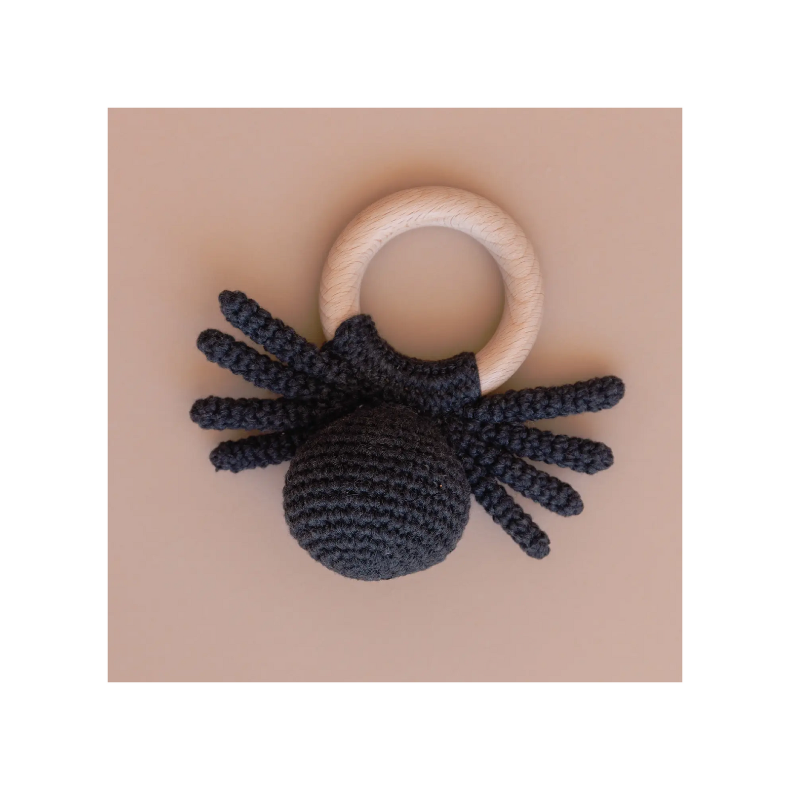 Cotton Crochet Spider Rattle