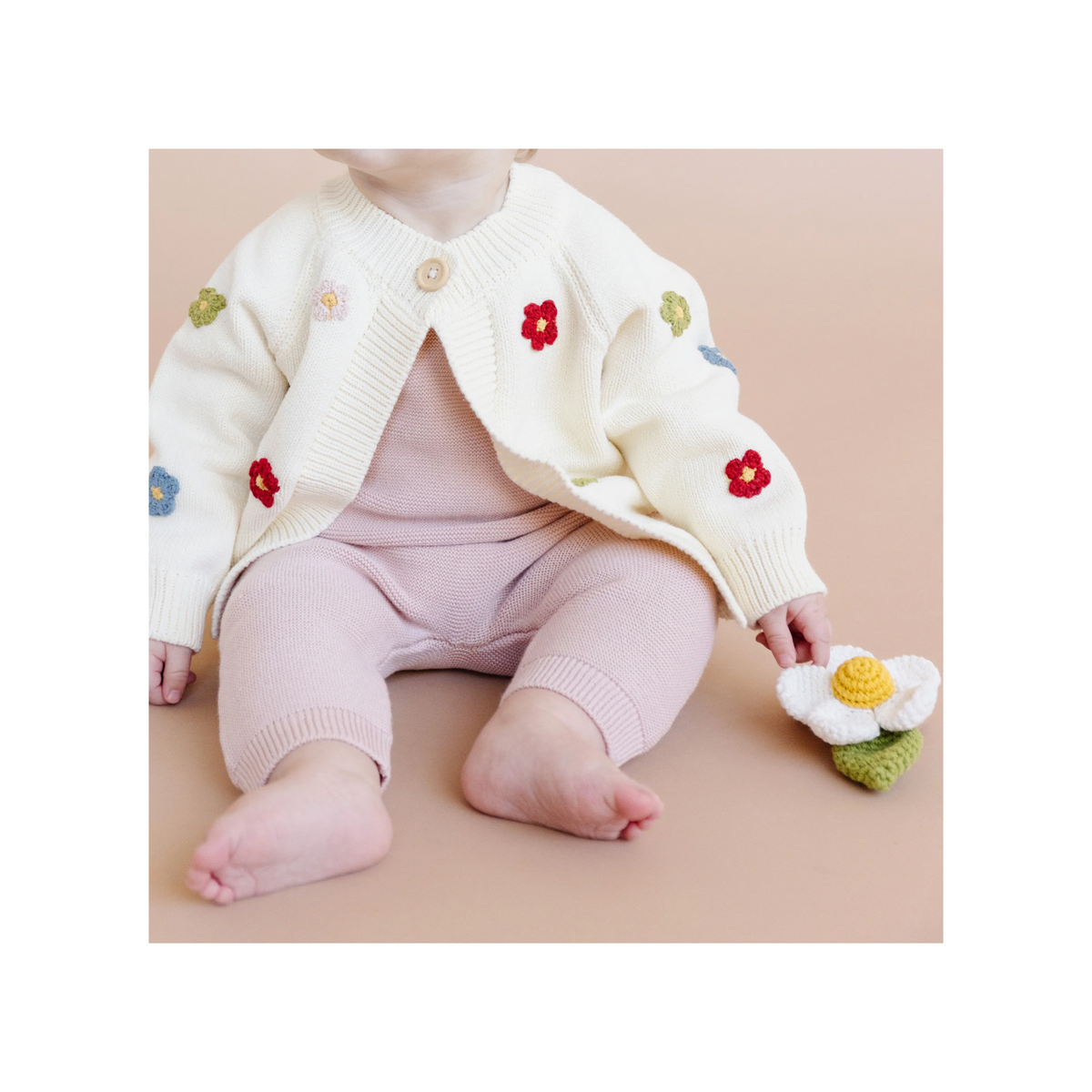 Cotton Flower Cardigan