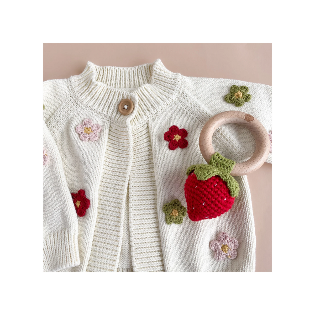 Cotton Flower Cardigan