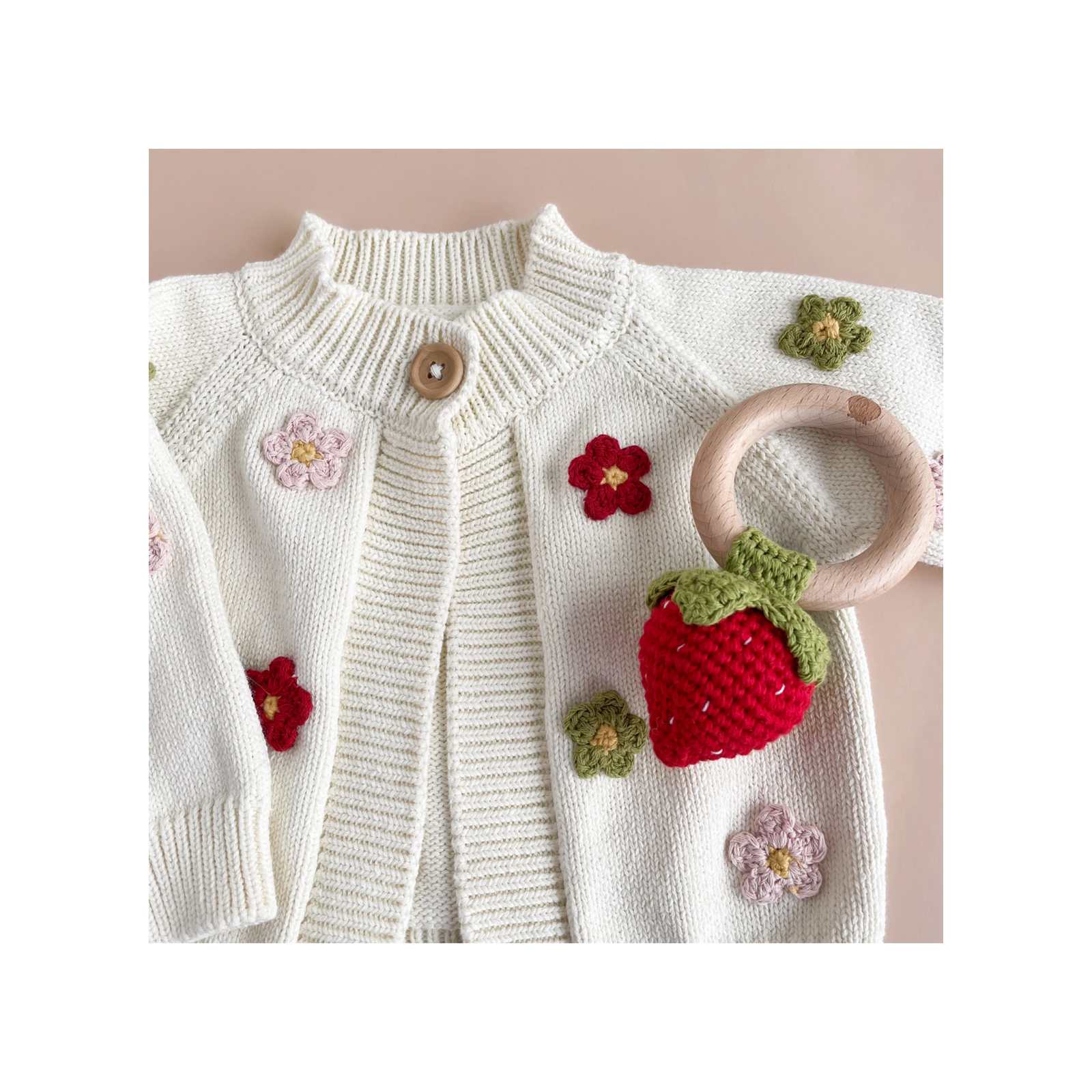 Cotton Flower Cardigan