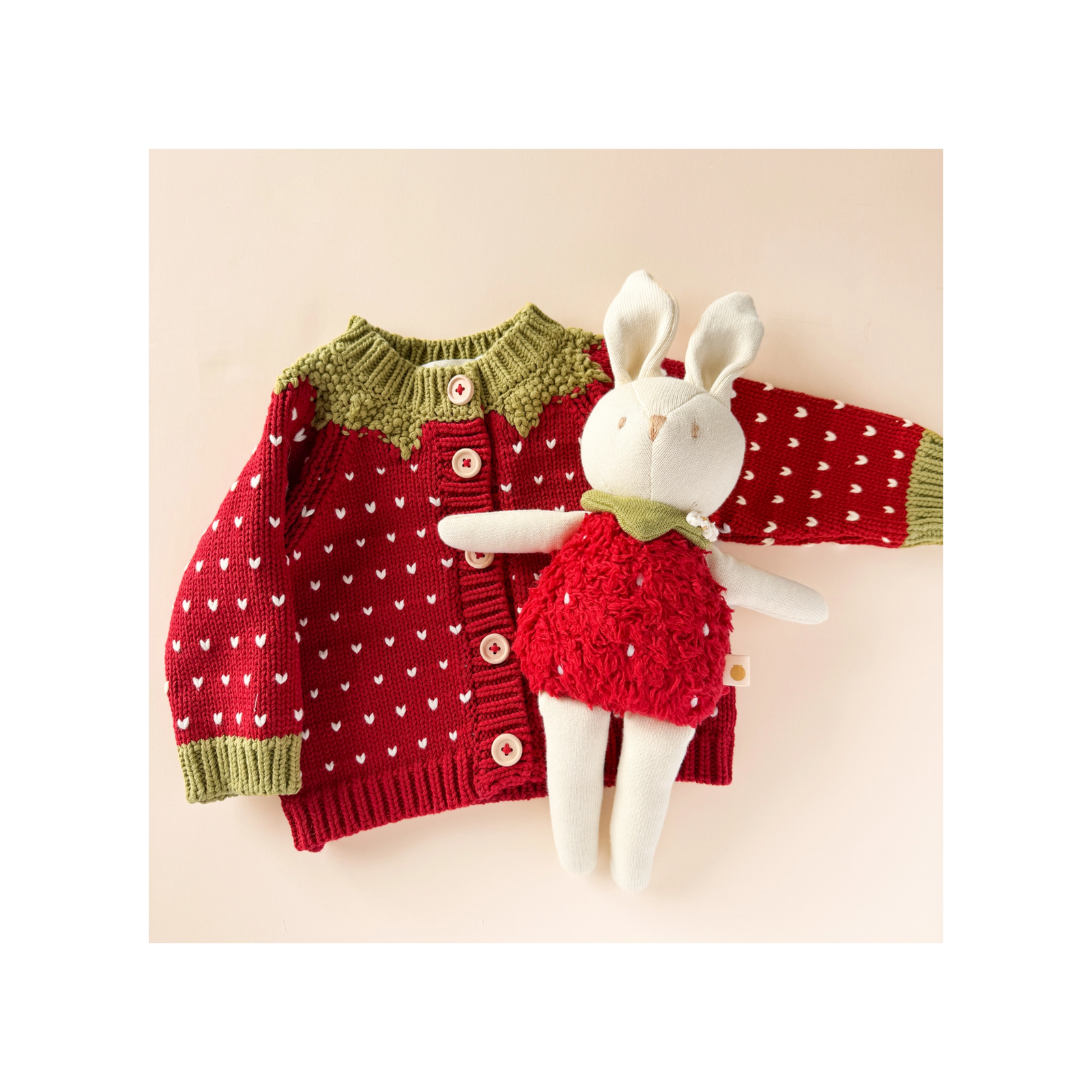 Bailey Bunny Strawberry Plush