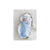 Baby Blue Knotted Newborn Gown & Hat Set