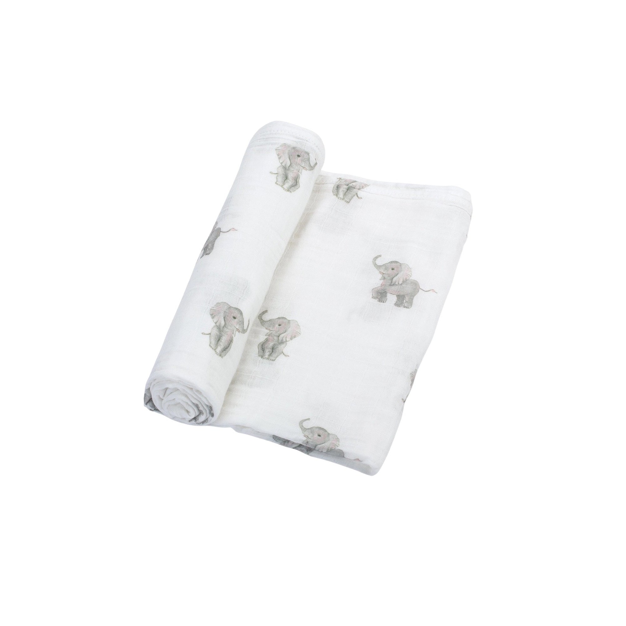 Baby Elephant Muslin Swaddle