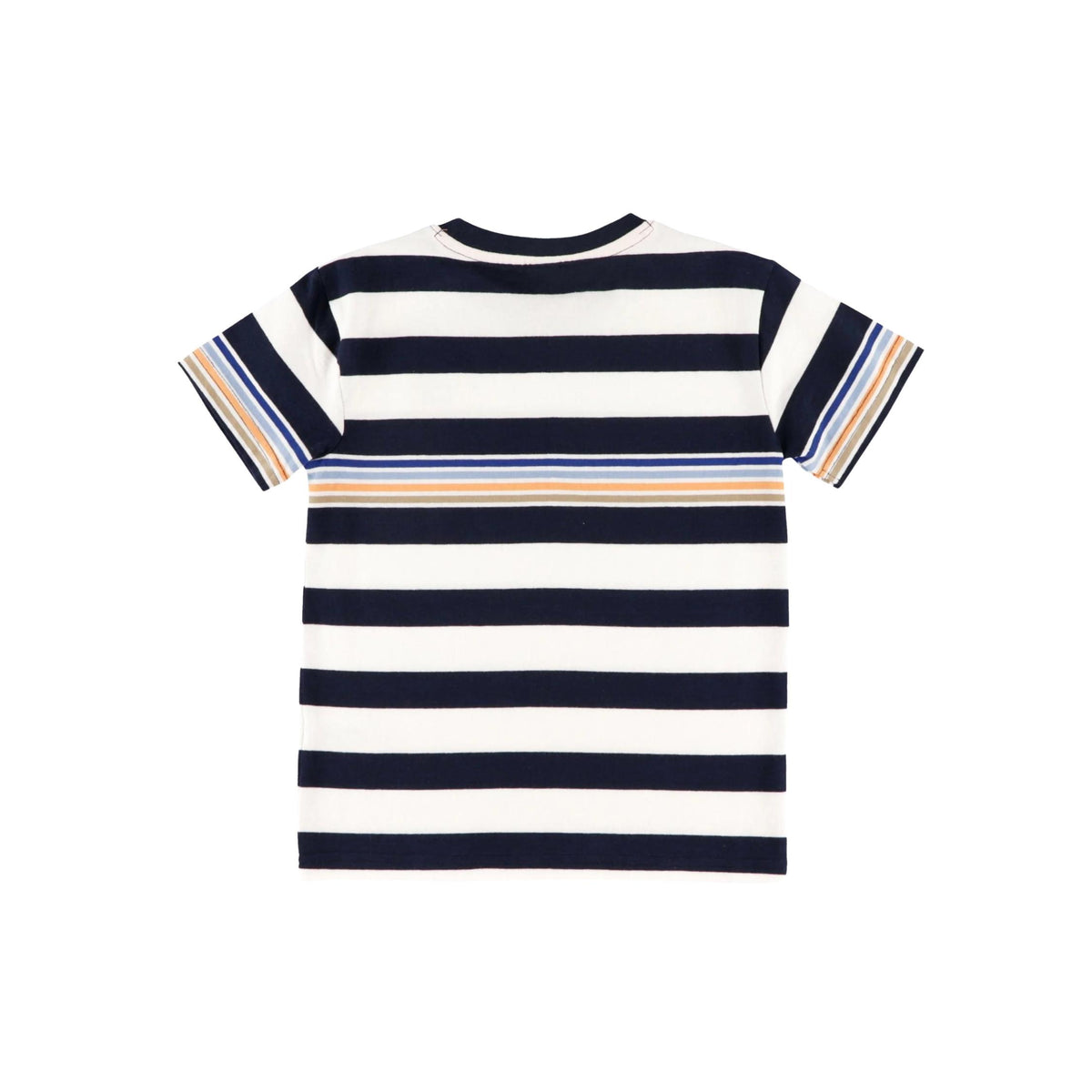 Boys’ Navy and Ivory Stripe T-Shirt