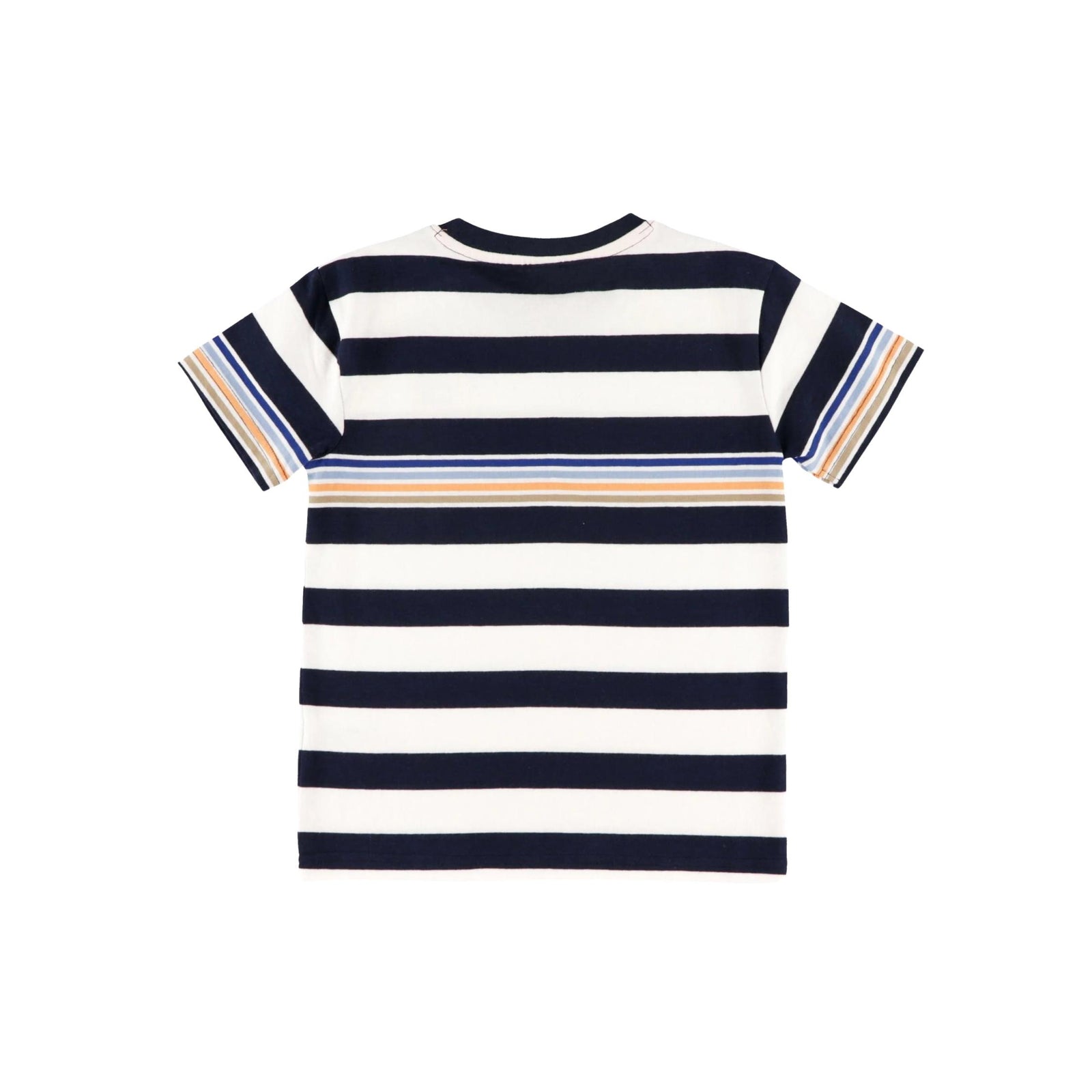 Boys’ Navy and Ivory Stripe T-Shirt