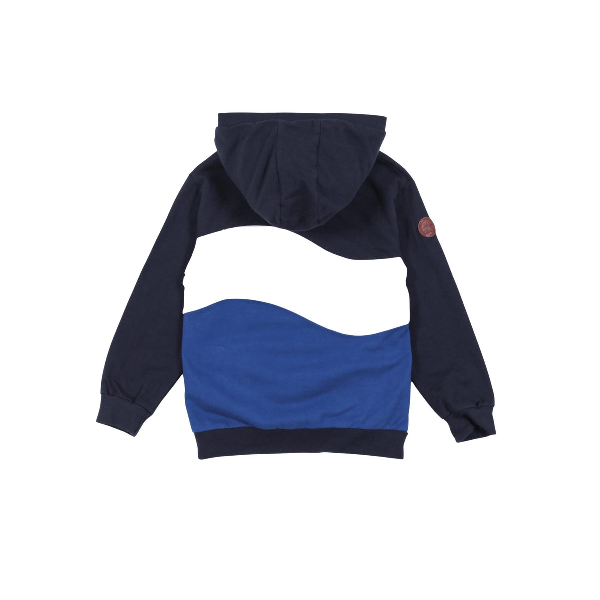 Boys’ Coastal Breeze Navy and White Hoodie