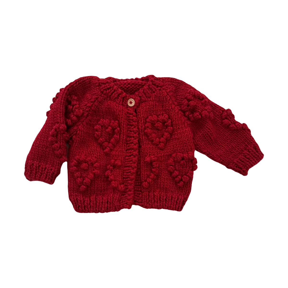 Heart Popcorn Cardigan
