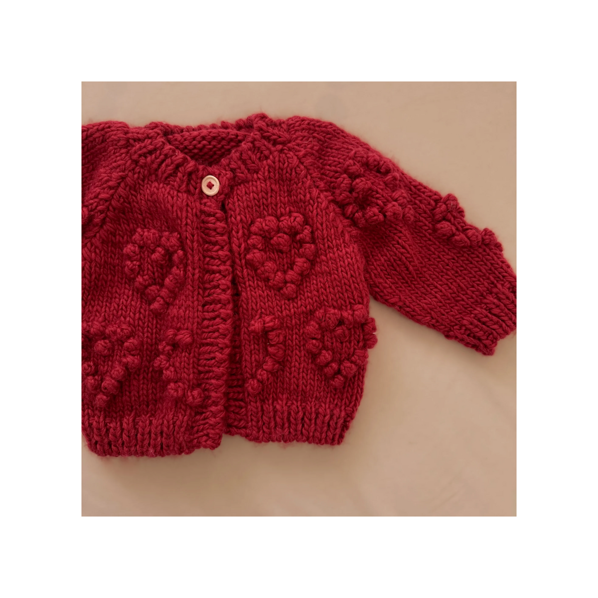 Heart Popcorn Cardigan