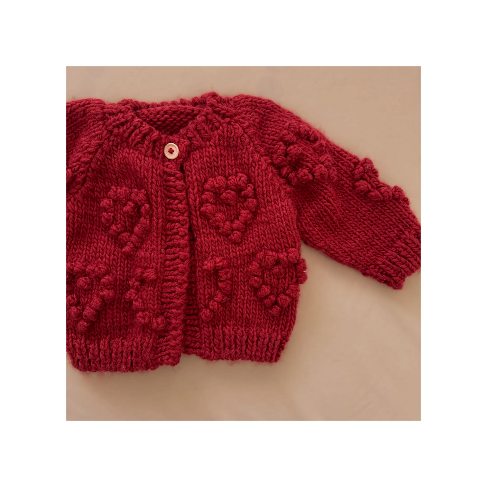 Heart Popcorn Cardigan