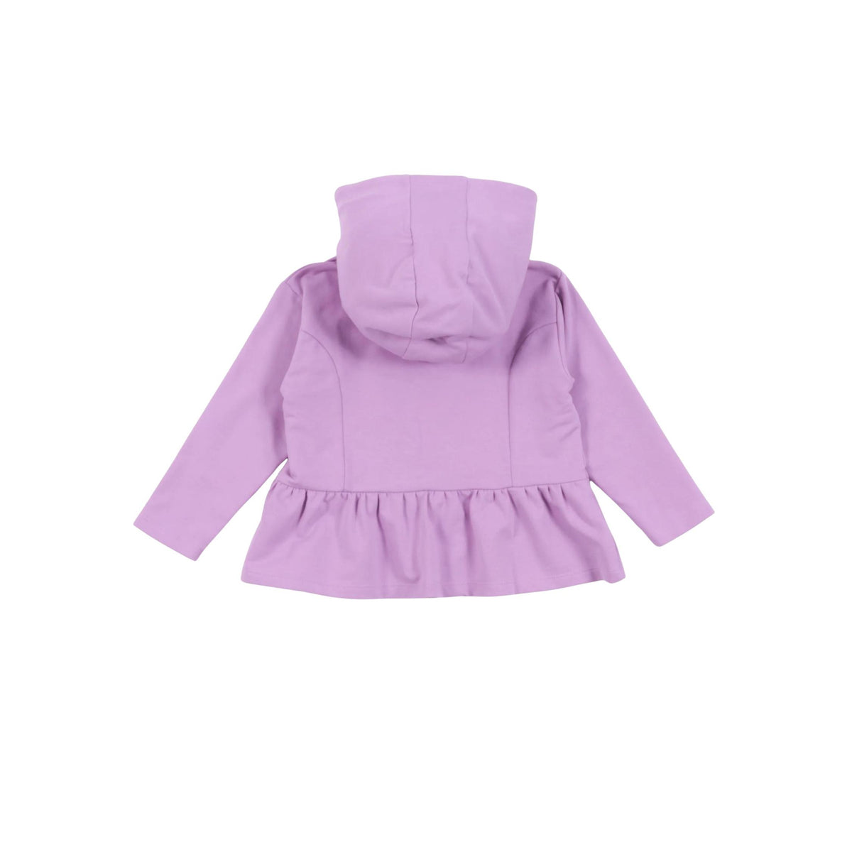 Baby Girl Lilac Zip Ruffle Hoodie