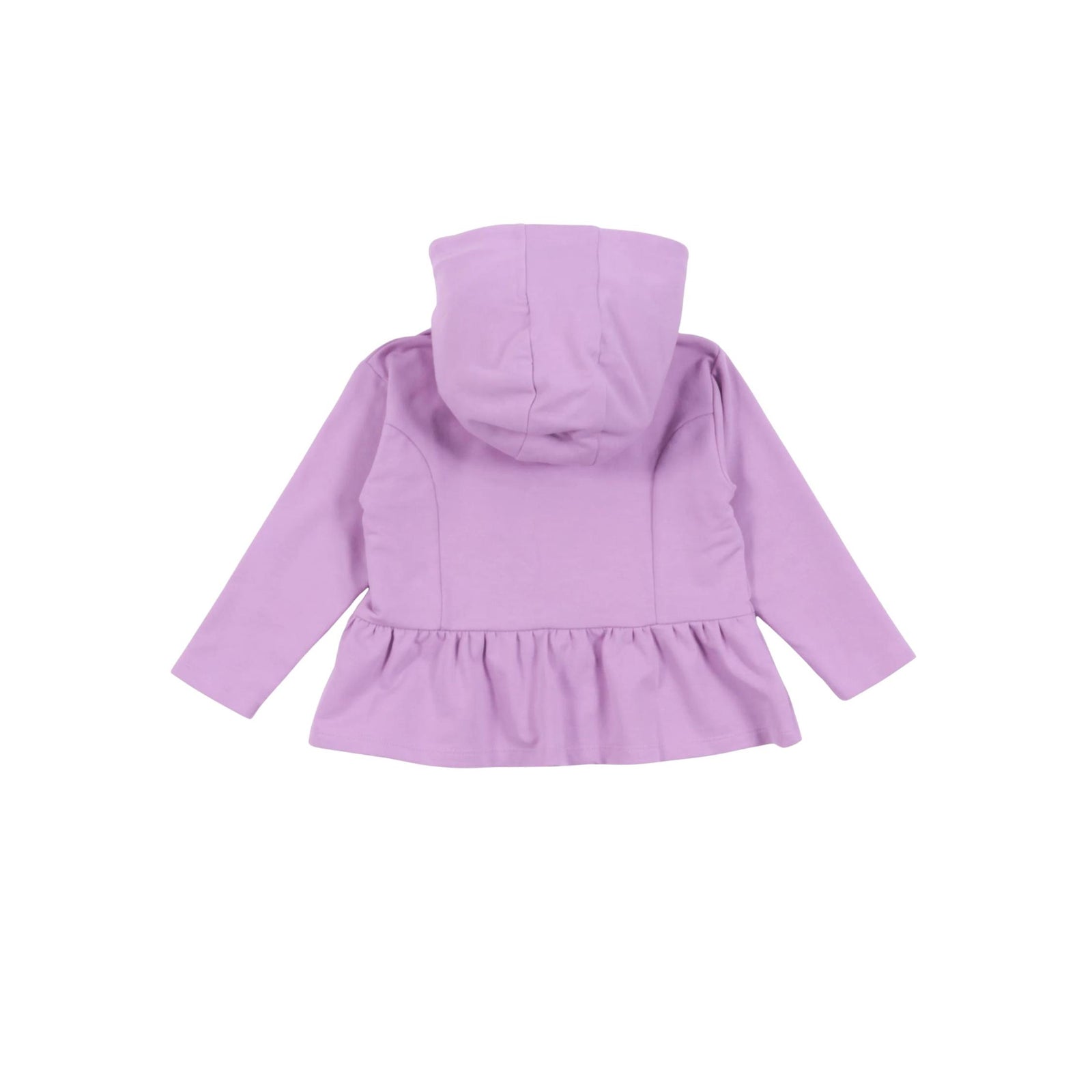 Baby Girl Lilac Zip Ruffle Hoodie