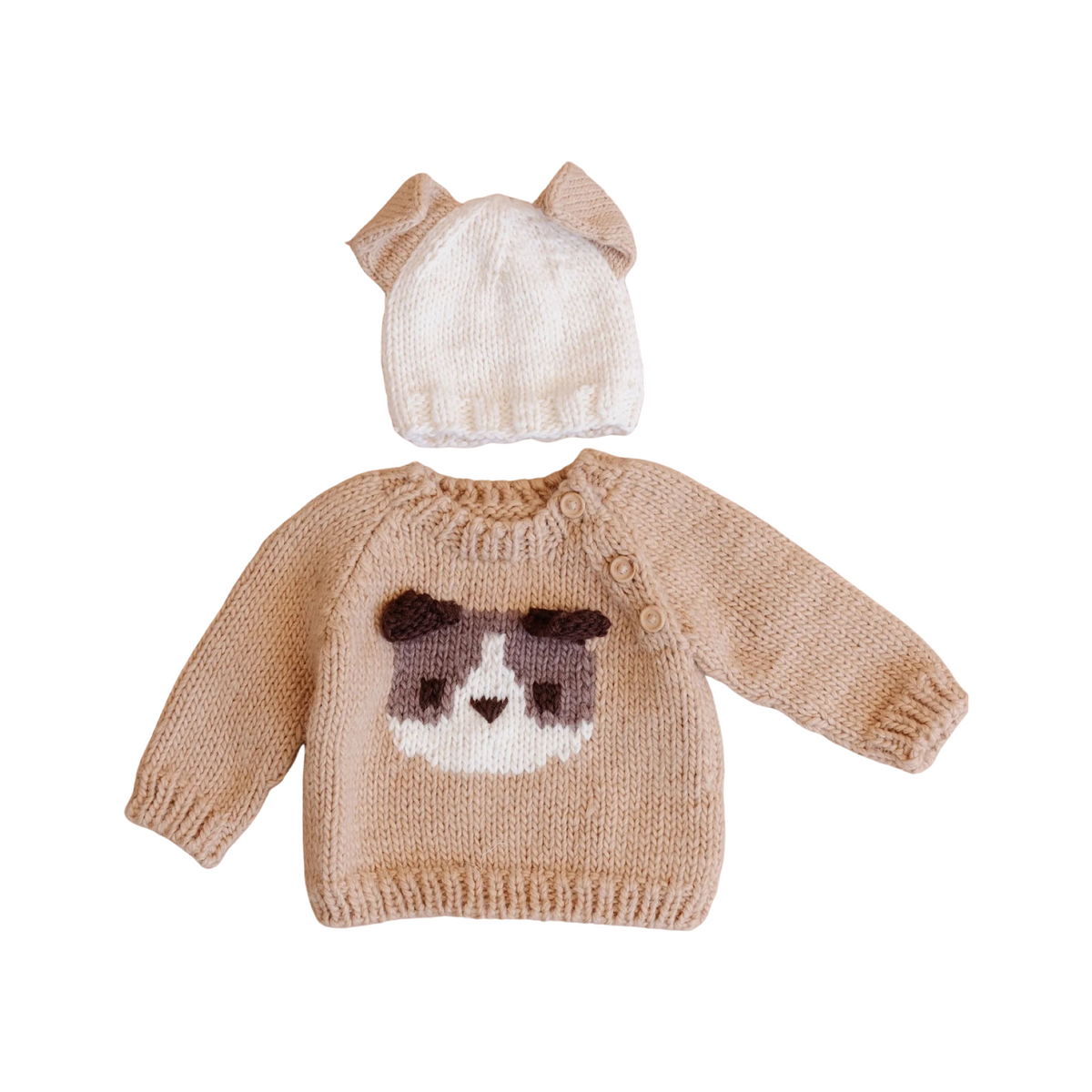Dog Print Pullover 3D Sweater