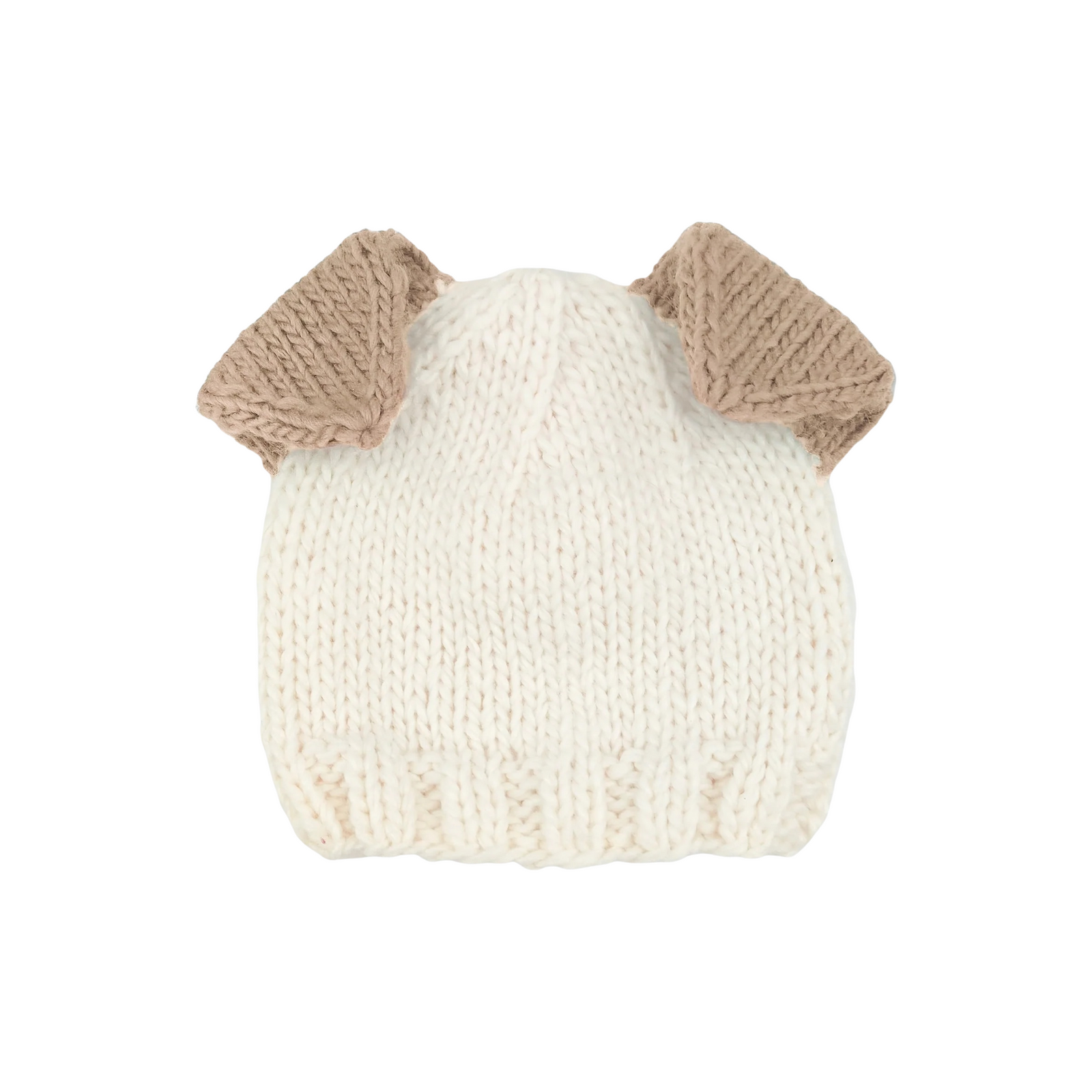 Cream Dog Hat