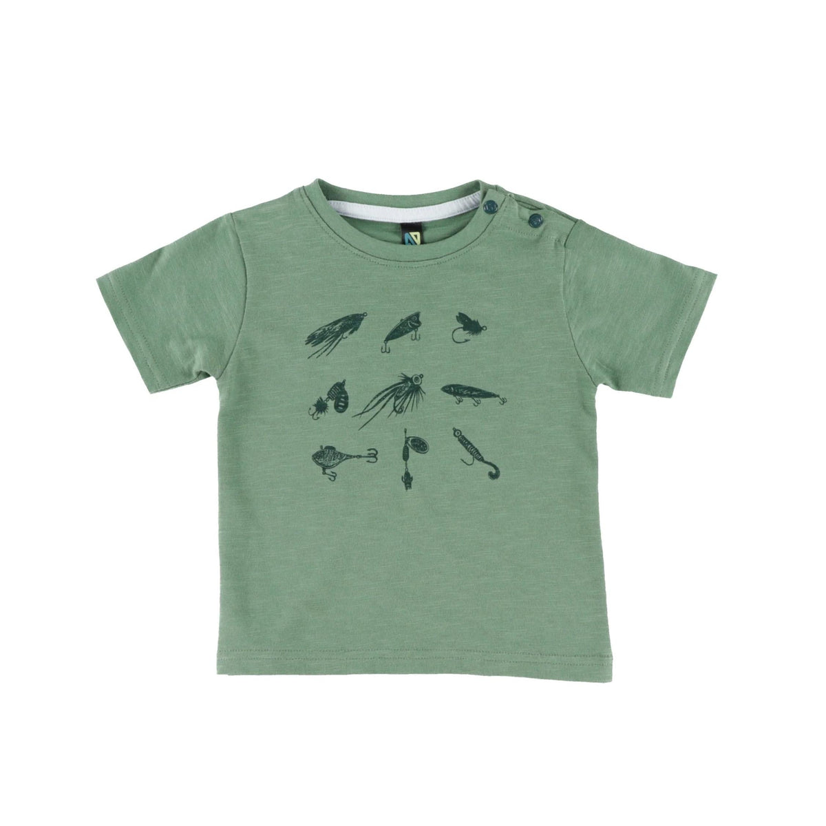 Baby Boy Fishing Lures Graphic T-Shirt