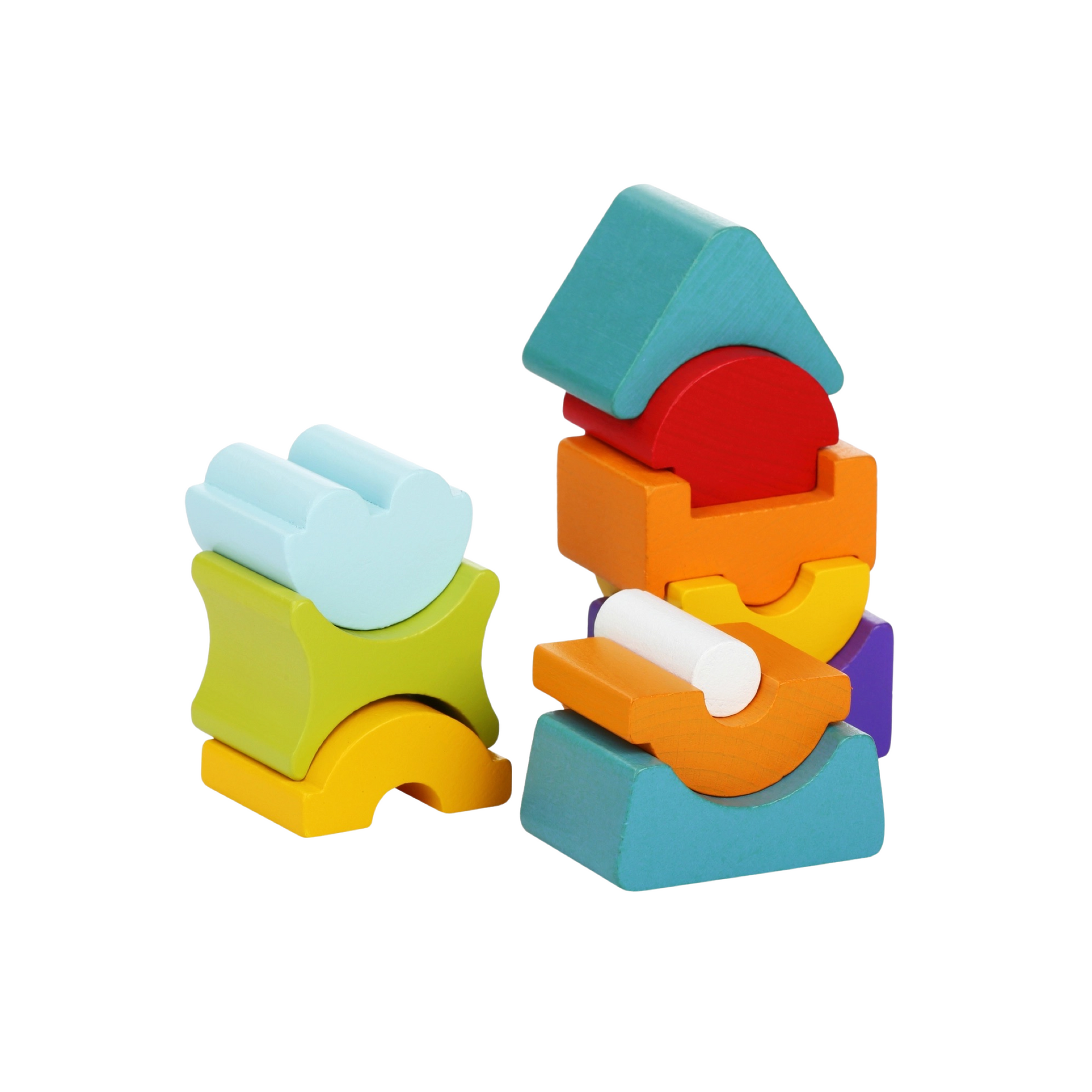 Wooden Flexible Tower Building Blocks