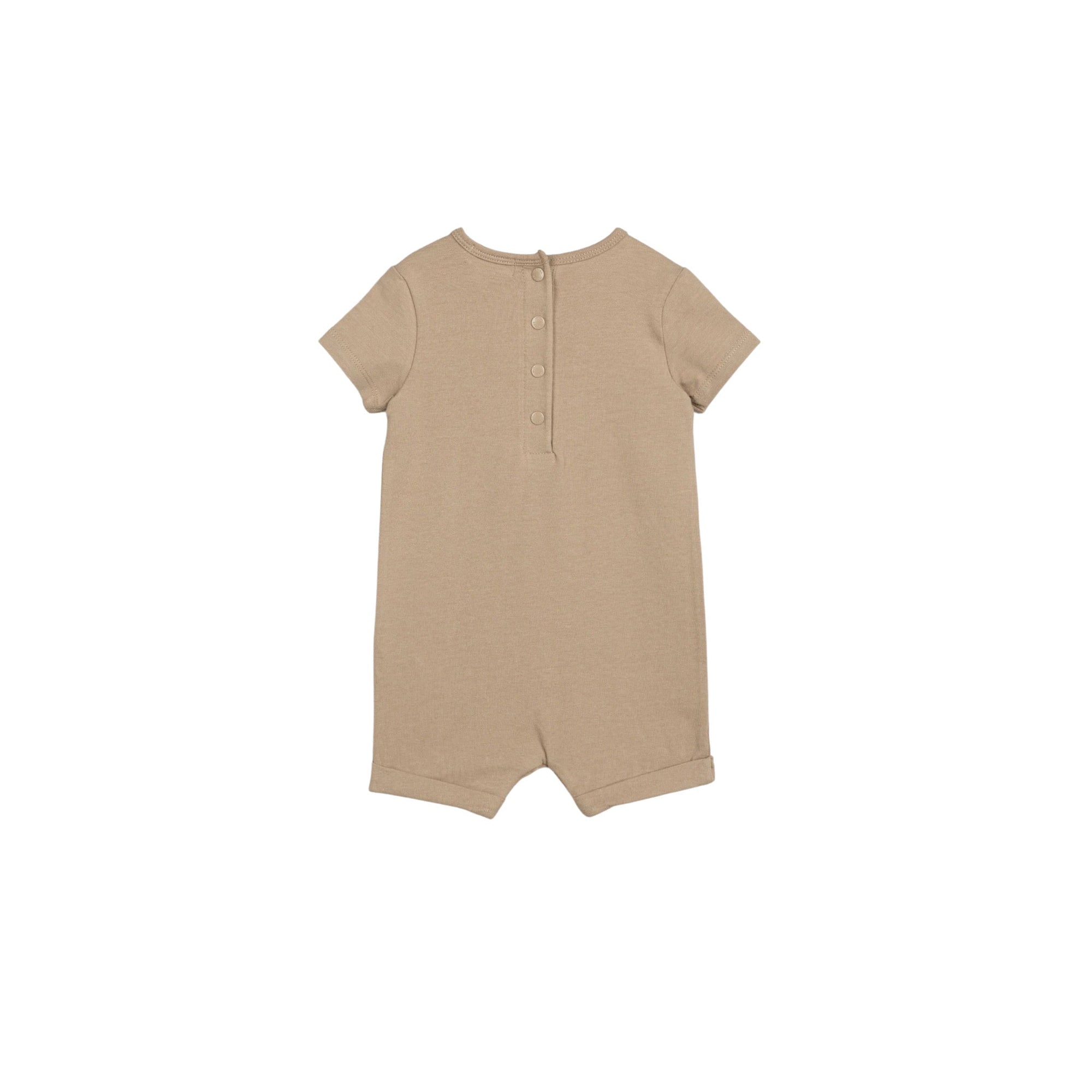 Short Sleeve Khaki Romper