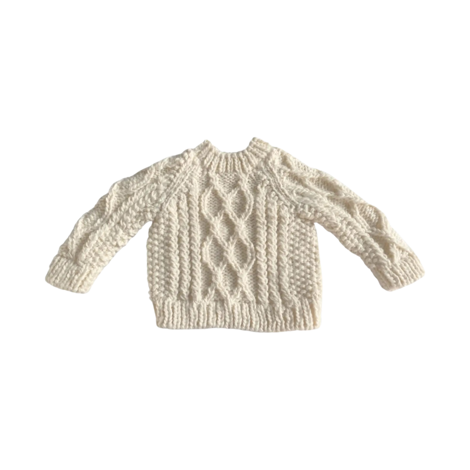 Cream Fisherman Sweater
