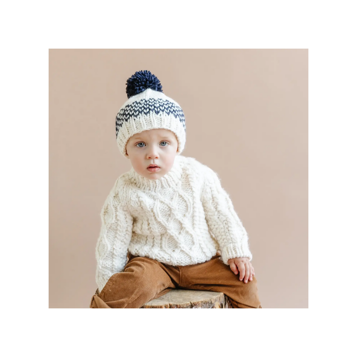 Cream Fisherman Sweater
