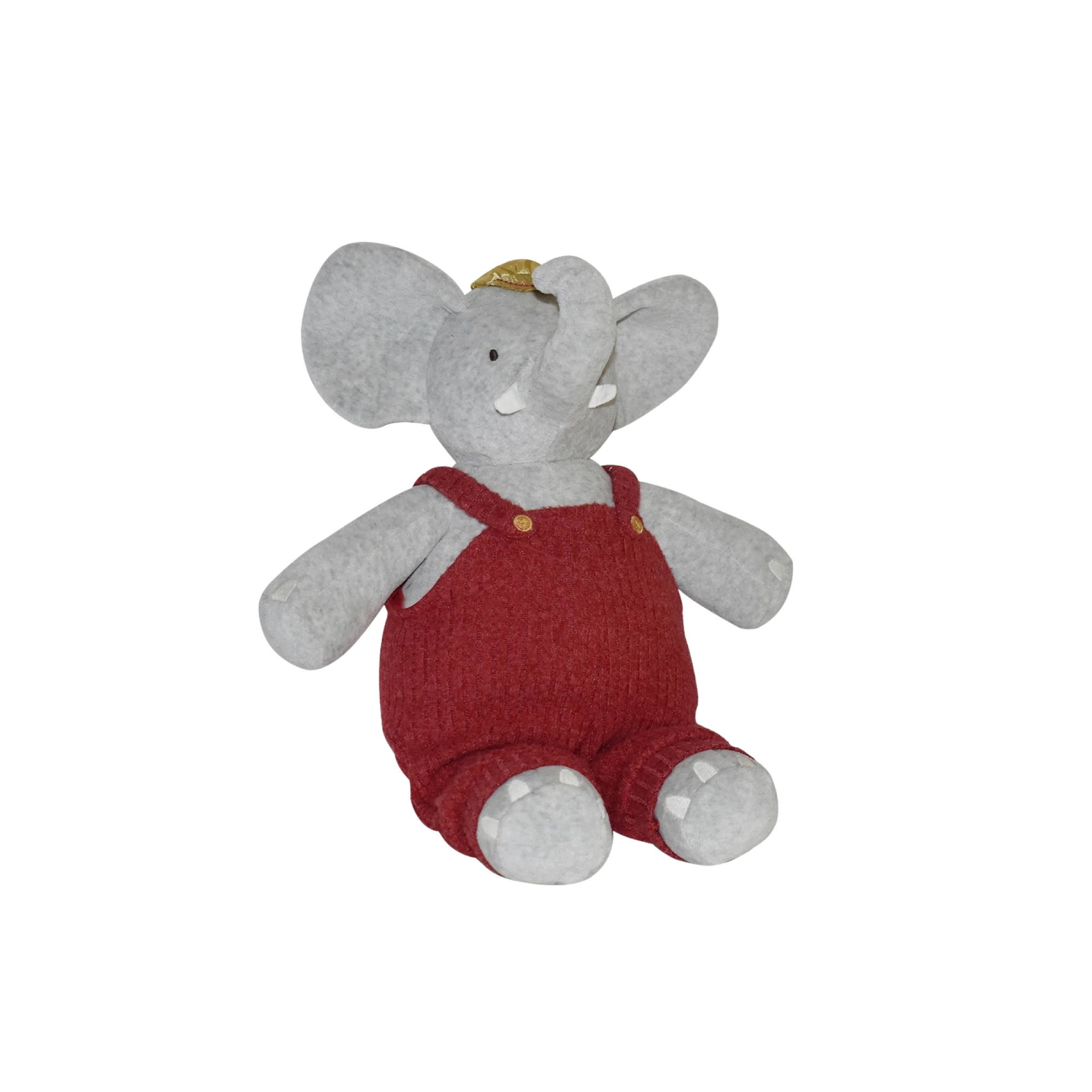 Alvin The Elephant In Red Dungarees