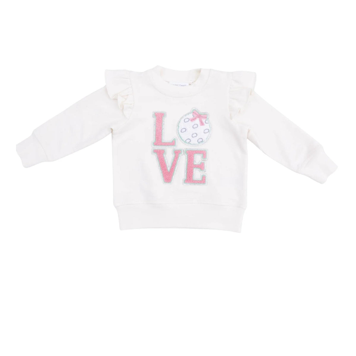 Golf French Terry Ruffle Sweatshirt Pink