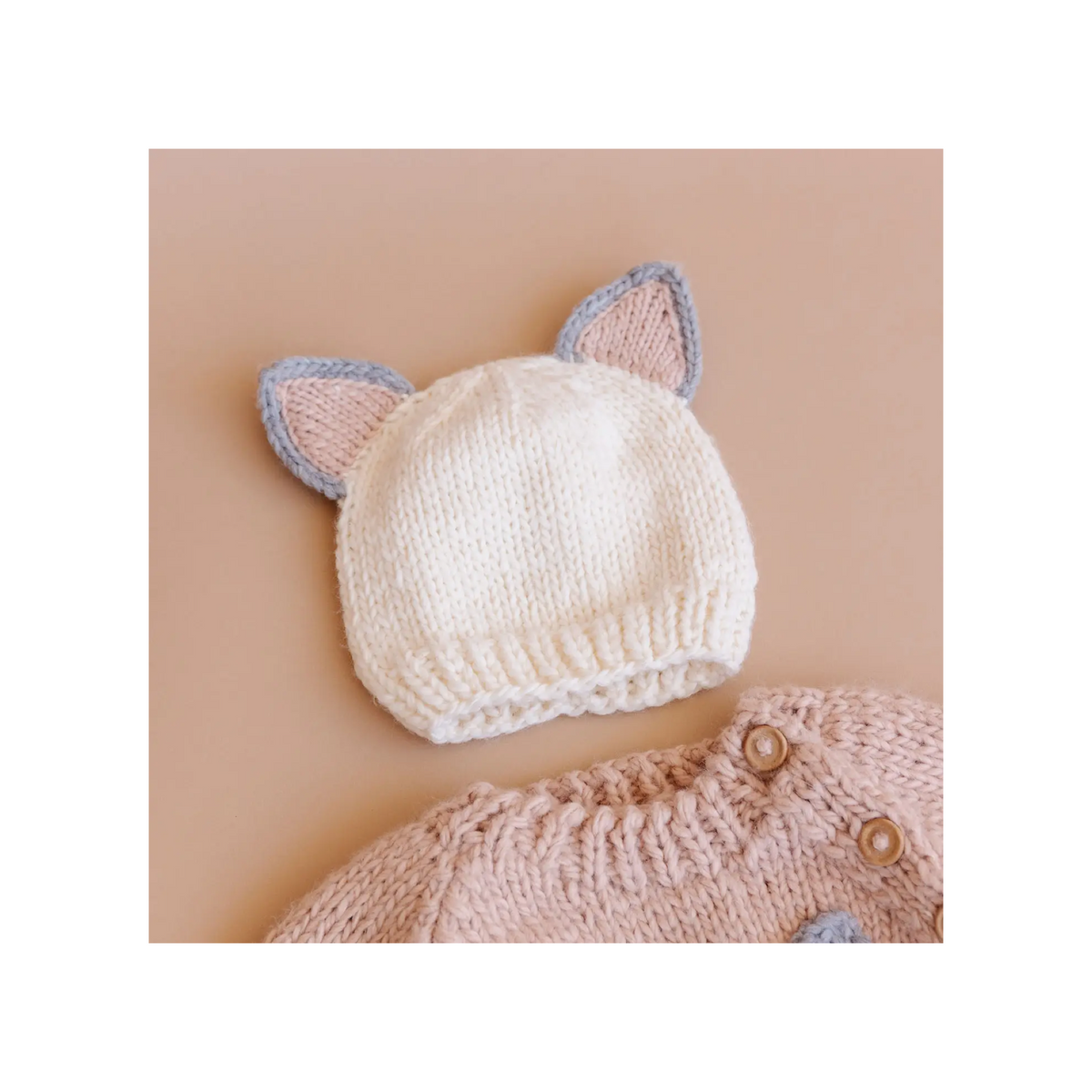Cream Cat Hat