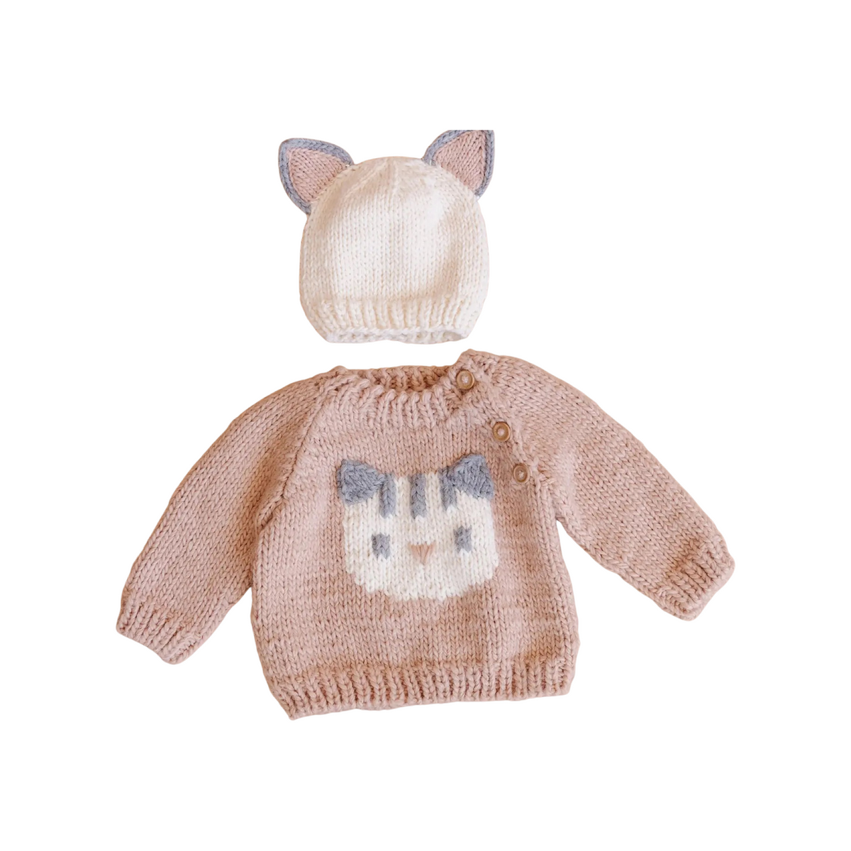 Cream Cat Hat