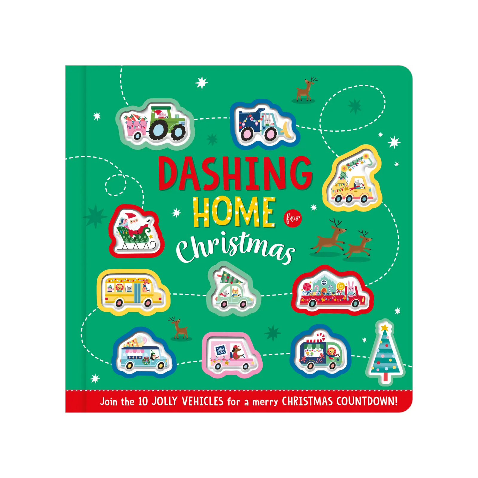 Dashing Home For Christmas Board Book
