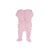 Perfect Pink Ribbed Ruffle Footie