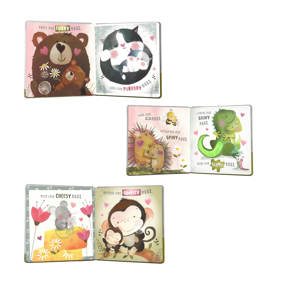 Moms Love Hugs Board Book