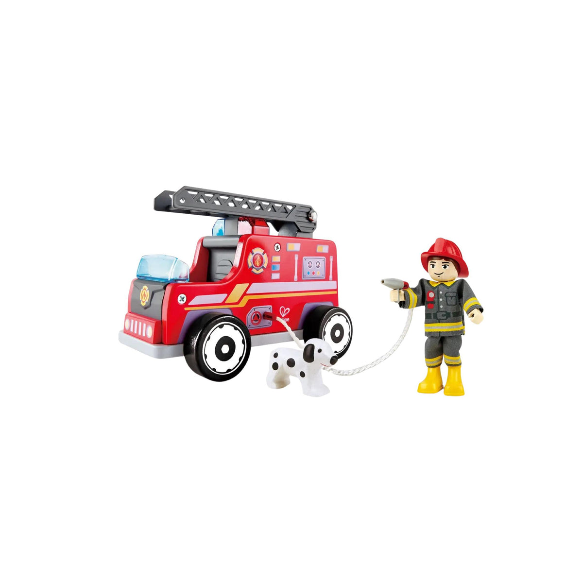 Fire Truck Rescue Wooden Play Set