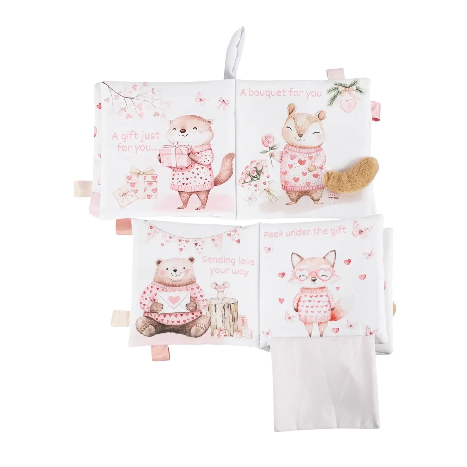 Valentine's Day Friends Soft Crinkle Book