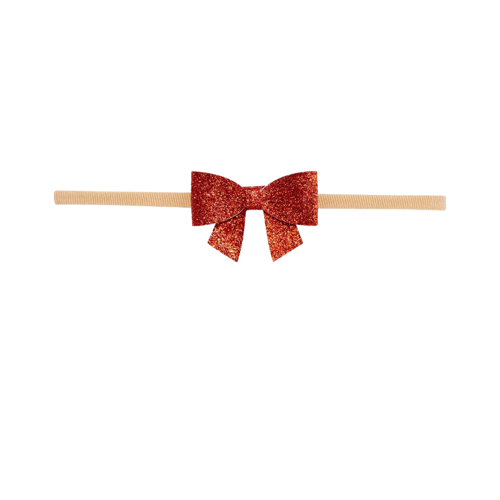 Ruby Sparkle Bow Headband